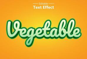 efecto de texto vegetal con color naranja para la marca. vector