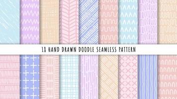 Hand drawn abstract seamless pattern vector
