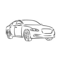 car vector sketch