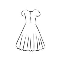 dress vector sketch