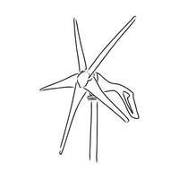 wind generator vector sketch