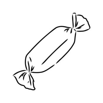 bosquejo del vector del caramelo