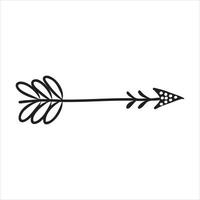 boho arrow vector sketch