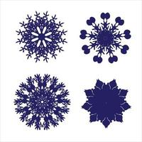 snowflake rosette vector sketch