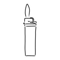 lighter vector sketch