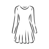 dress vector sketch