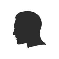 human profile vector sketch