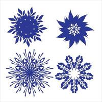 snowflake rosette vector sketch