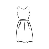 dress vector sketch