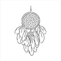 dreamcatcher vector sketch