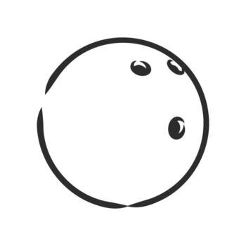 bowling vector sketch
