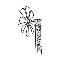 wind generator vector sketch