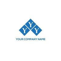 YYY letter logo design on white background. YYY creative initials letter logo concept. YYY letter design. vector