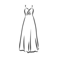 dress vector sketch