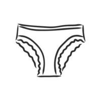 underwear vector sketch