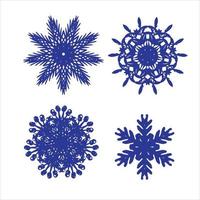 snowflake rosette vector sketch