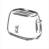 toaster vector sketch