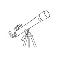 telescope vector sketch