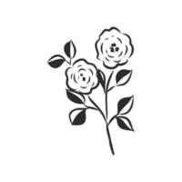 decorative flower vector sketch