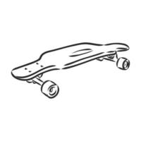 skateboard vector sketch