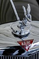 Goodwood, West Sussex, UK, 2012. Bonnet of an old Alvis automobile photo