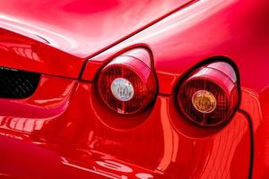 Andover, hampshire, UK, 2009. Close-up of the Rear of a Sports Car photo