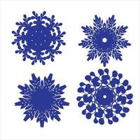 snowflake rosette vector sketch