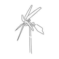 wind generator vector sketch