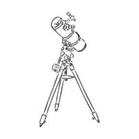telescope vector sketch