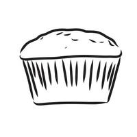 cupcake vector sketch