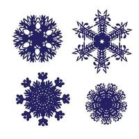 snowflake rosette vector sketch