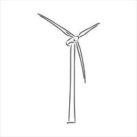 wind generator vector sketch