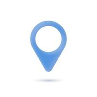 3D Stylized Location Icon photo