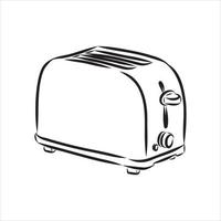 toaster vector sketch