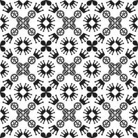 Abstract ethnic geometric pattern design for background vector