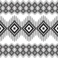 Abstract ethnic geometric pattern design for background or wallpaper vector