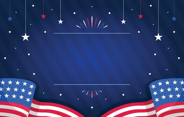 4 of july free vector
