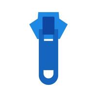 Zipper II Flat Color Icon vector