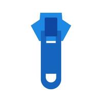 Zipper II Flat Color Icon vector