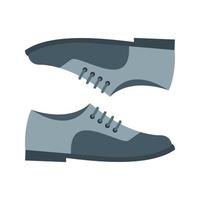 Pair of Shoes Flat Color Icon vector