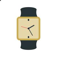 Stylish Watch Flat Color Icon vector