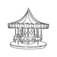 carousel vector sketch