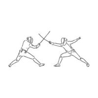 fencing vector sketch