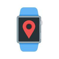 Location App Flat Color Icon vector