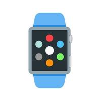 Watch Apps Flat Color Icon vector