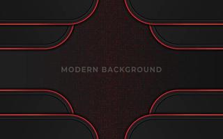 Elegant dark luxury background with red shiny and glitter element vector