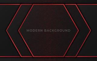 Elegant dark luxury background with red shiny and glitter element vector