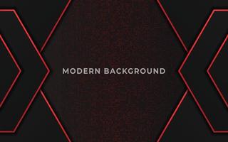 Elegant dark luxury background with red shiny and glitter element vector