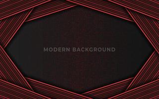 Elegant dark luxury background with red shiny and glitter element vector