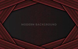 Elegant dark luxury background with red shiny and glitter element vector